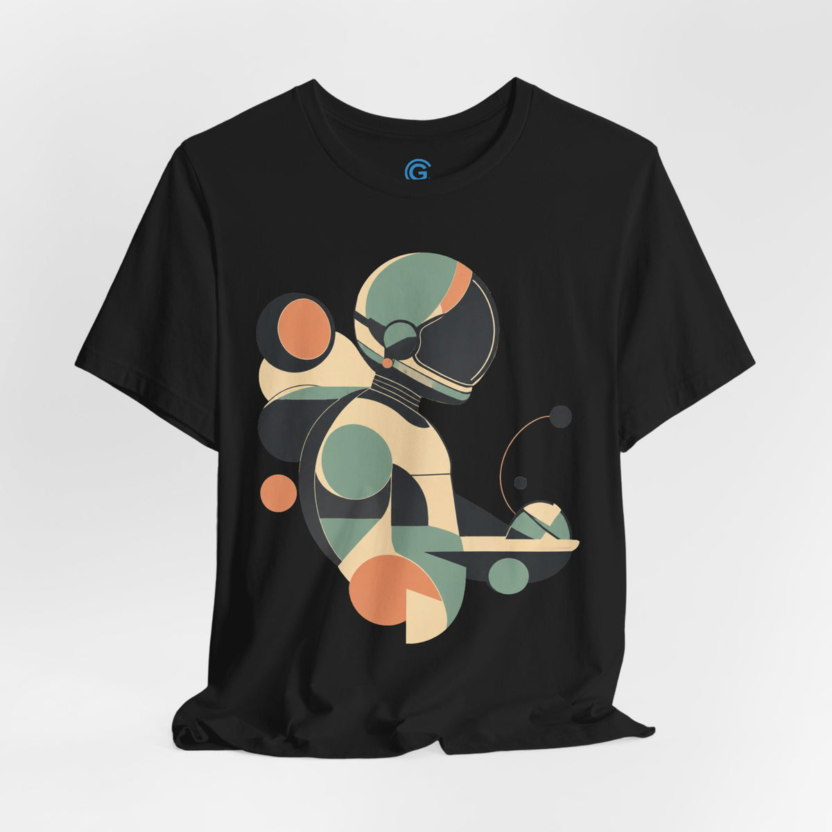 Geometric Orbit Profile — Premium Graphic Tee