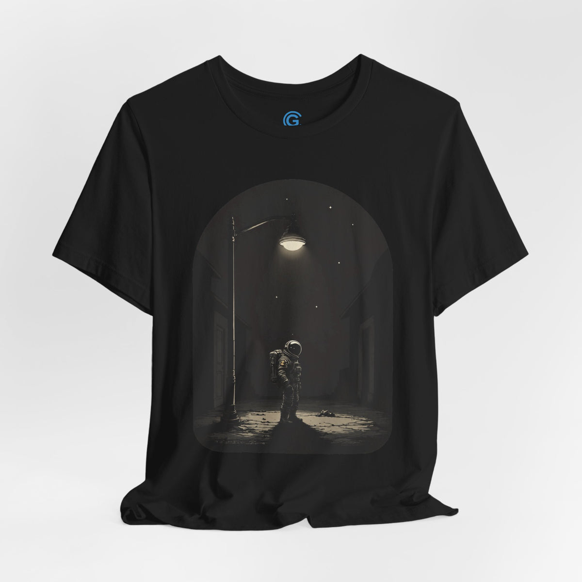Silent Lunar Alley — Premium Graphic Tee