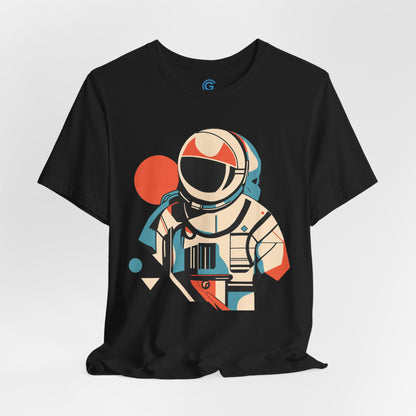 Cubist Coral Orbit — Premium Graphic Tee