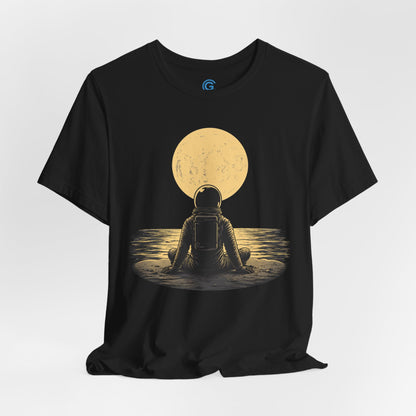 Golden Moon Meditation — Premium Graphic Tee