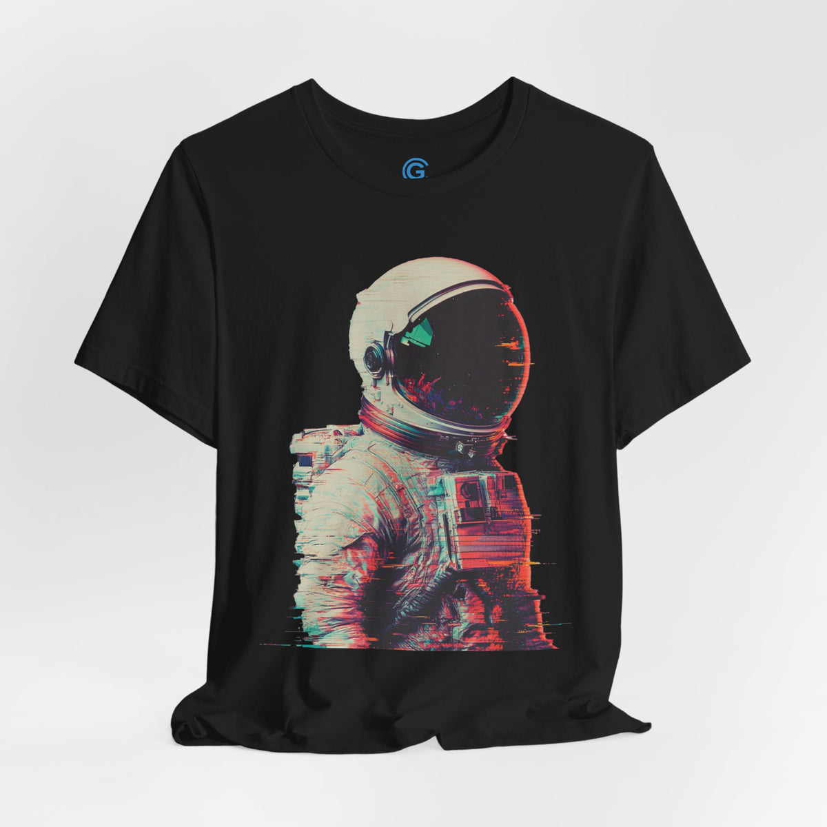 Coral Rim Static Portrait — Premium Graphic Tee