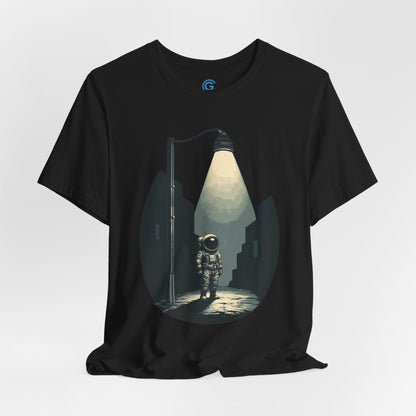 Teal Alley Solitude — Premium Graphic Tee
