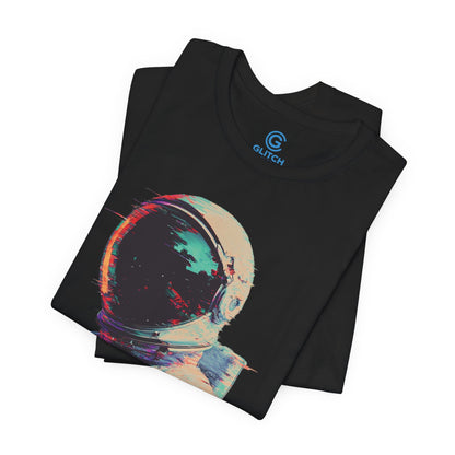 Teal Static Portrait — Premium Graphic Tee