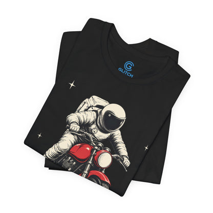 Red Lunar Motorbike — Premium Graphic Tee